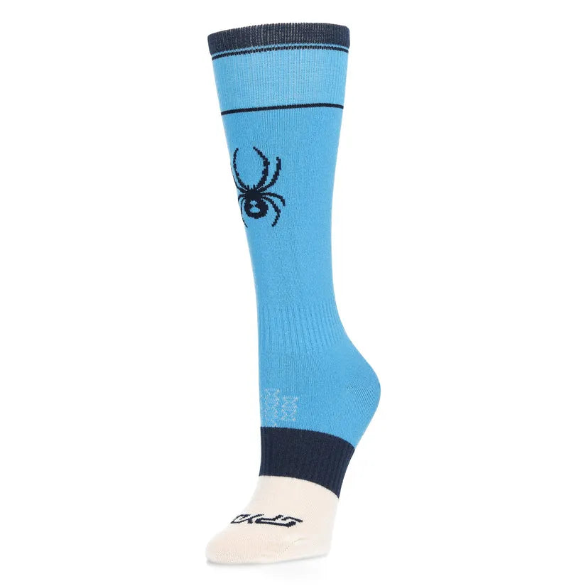 Spyder Women's Pro Liner Socks 2025 - Performance Ski & Snowboard Socks for Cold Weather - Moisture-Wicking & Cushioned for All-Day Comfort on the Slopes