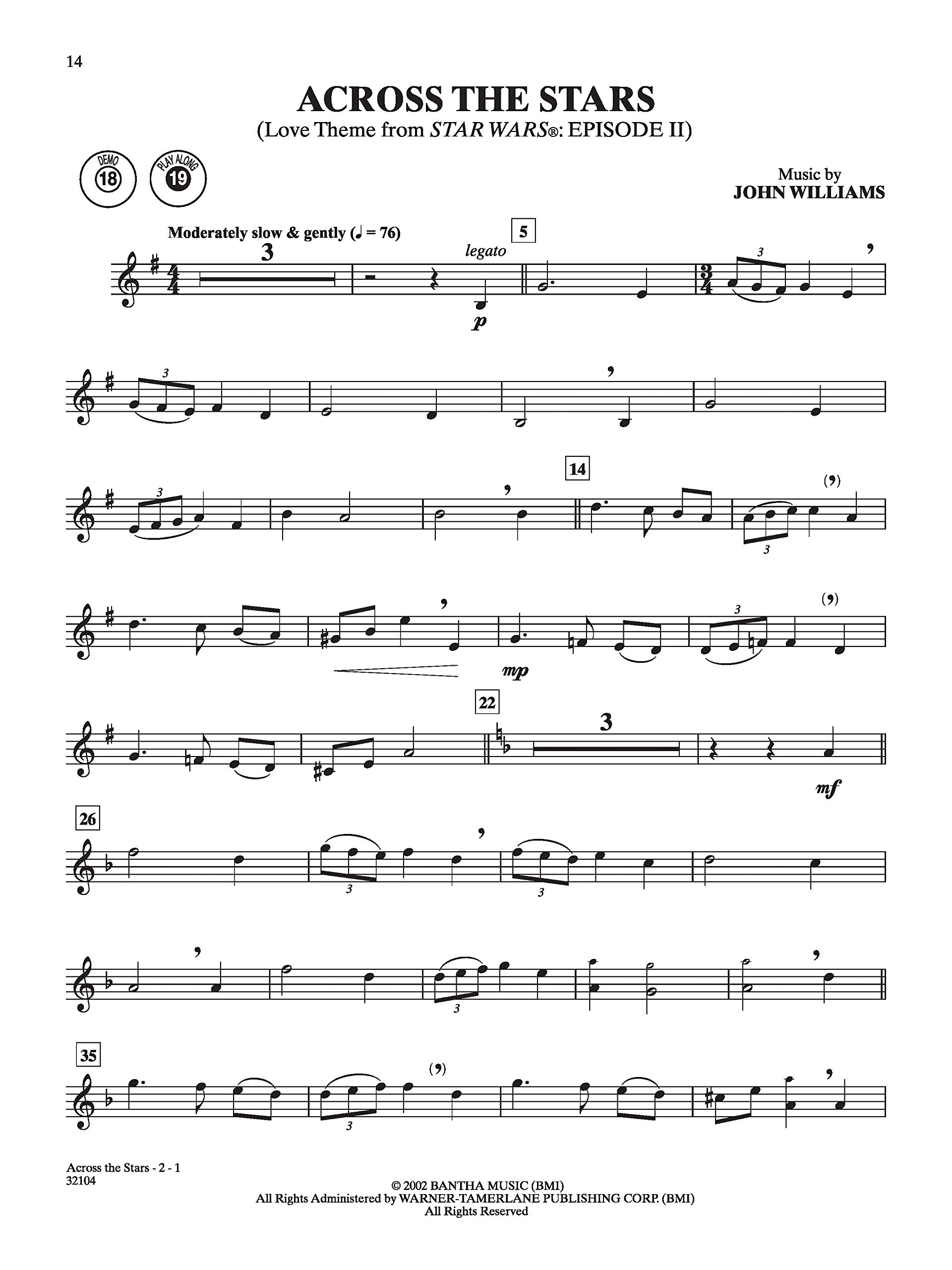 Star Wars Movie Themes Clarinet Sheet Music Book with Online Audio (Episodes I-VI) - Perfect for Solo Performances, Practice & Star Wars Fans