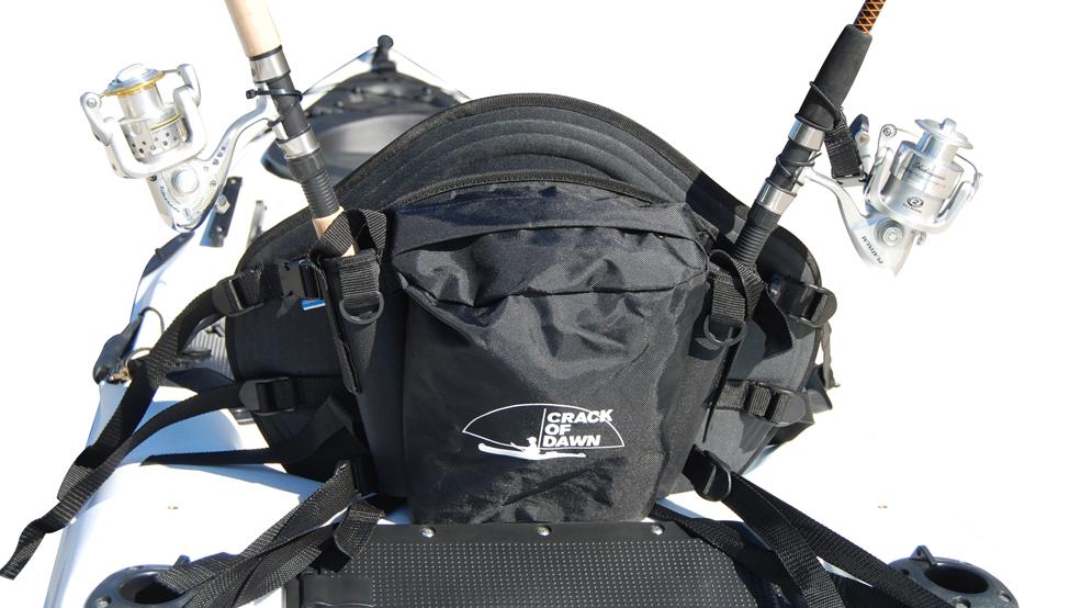 Apex Rod Holder Attachable Fishing Gear Bag - Durable & Waterproof Tackle Storage for Kayak, Boat & Shore Fishing (Closeout Sale)