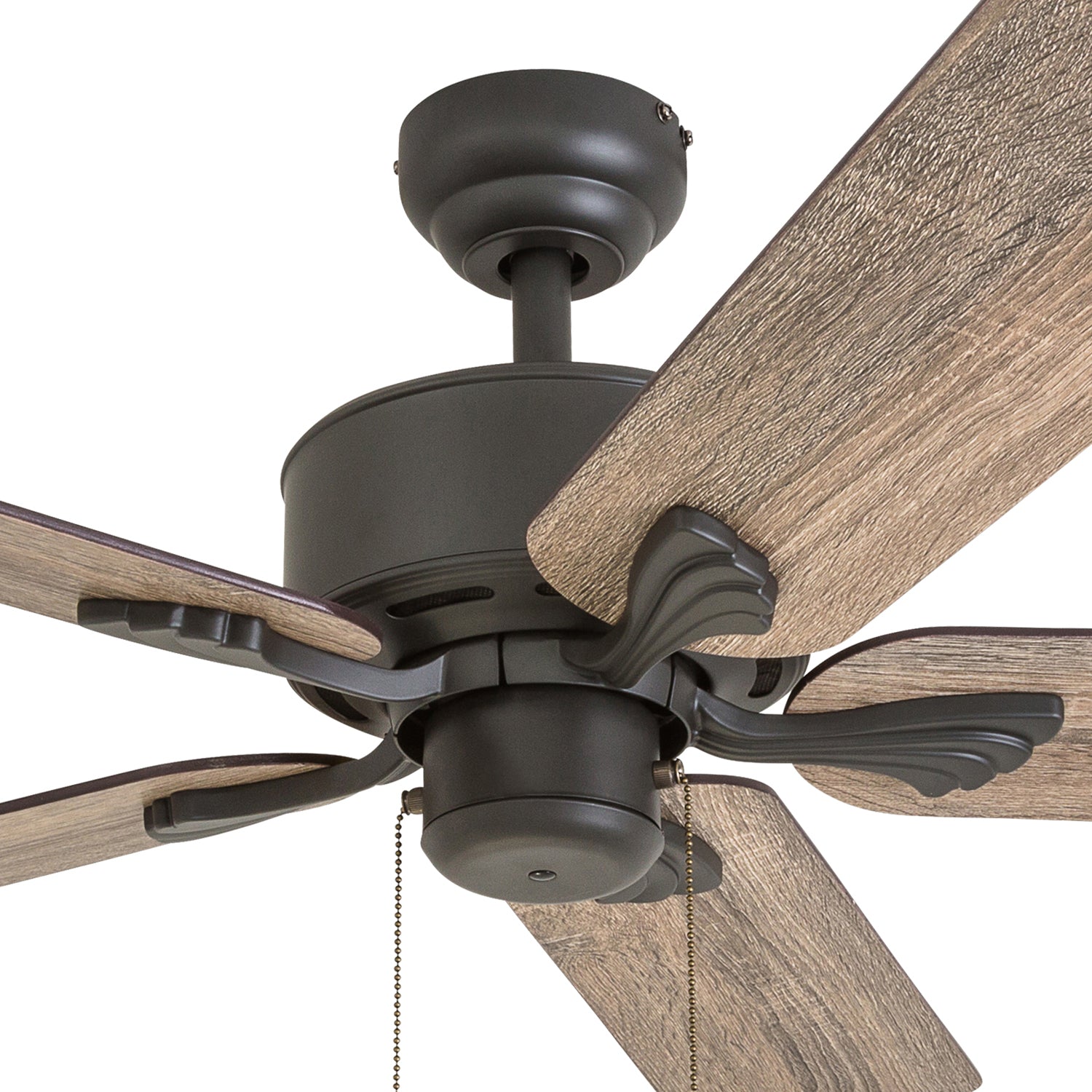 52 Inch Glencrest Bronze Ceiling Fan with Remote Control - Energy Efficient Indoor/Outdoor Cooling for Living Room, Bedroom & Patio
