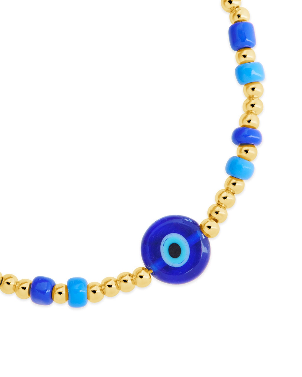 Evil Eye Bead Bracelet for Women - Sibyl Enamel Protection Jewelry for Good Luck & Positive Energy | Perfect for Gifts, Meditation & Everyday Wear