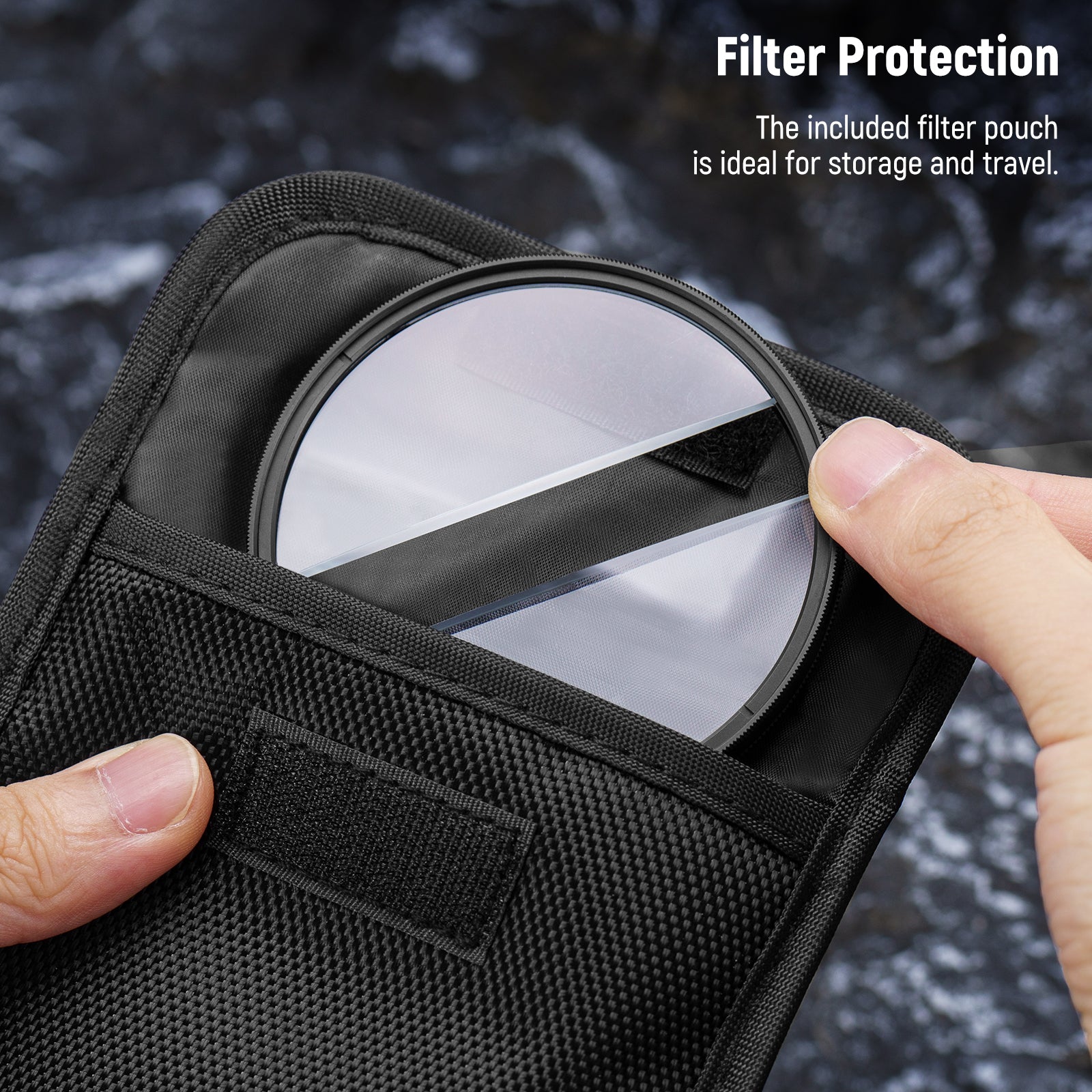NEEWER Center Field Split Diopter Effect Filter for DSLR Cameras - Create Cinematic Focus Effects for Photography & Filmmaking