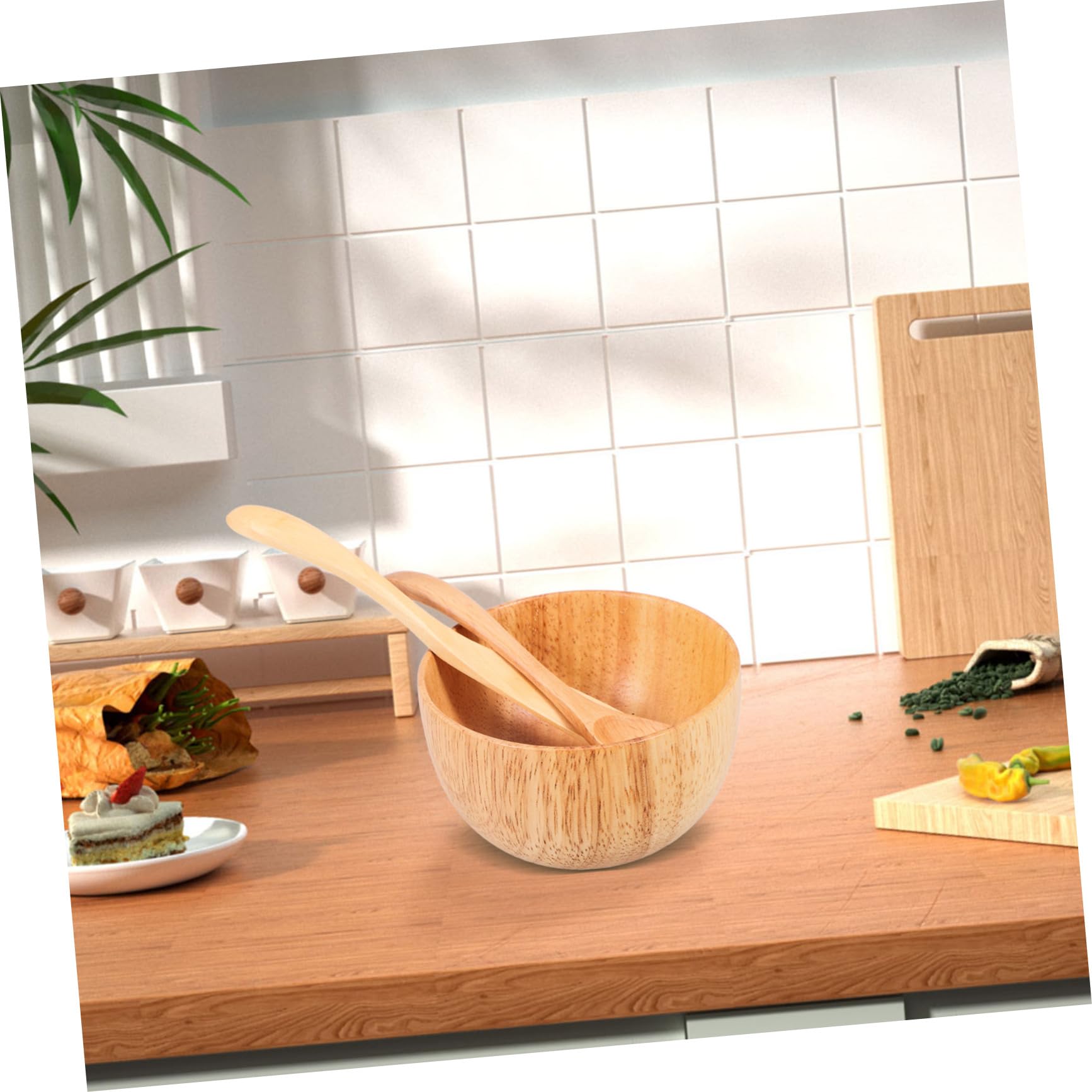 Wooden Mask Mixing Bowl - Professional Beauty Salon Mask Applicator Tool for Facials, DIY Skincare & Home Spa Treatments | Perfect for Estheticians & At-Home Beauty Routines