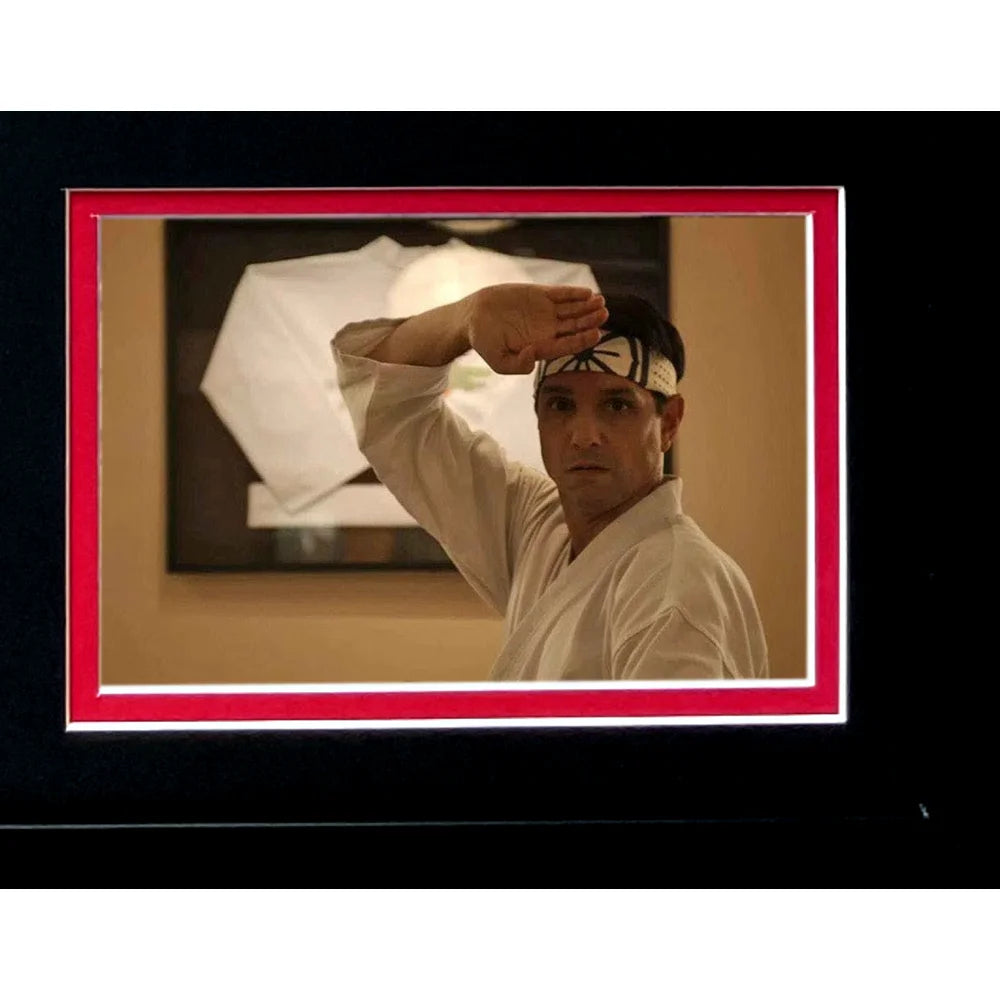 Ralph Macchio Signed Cobra Kai Movie Car License Plate - Framed BAS Autographed Karate Kid Memorabilia - Perfect for Home Theater Decor, Man Cave Display & Movie Fan Gift