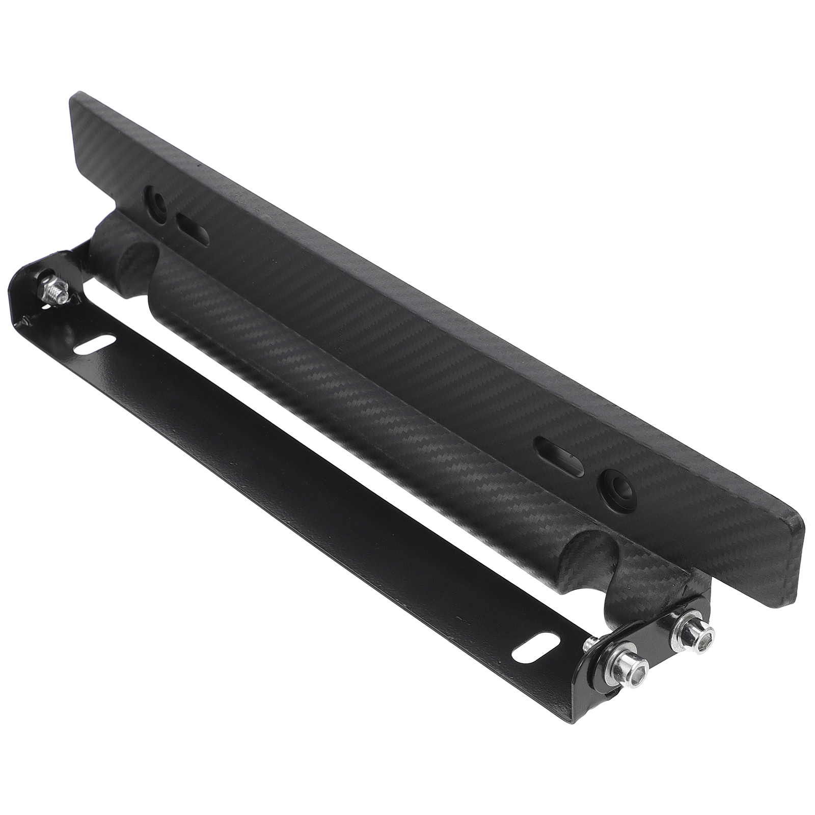 Carbon Fiber License Plate Bracket - Adjustable Universal Car Plate Holder for Custom Styling - Perfect for Car Mods, Show Cars & Off-Road Vehicles