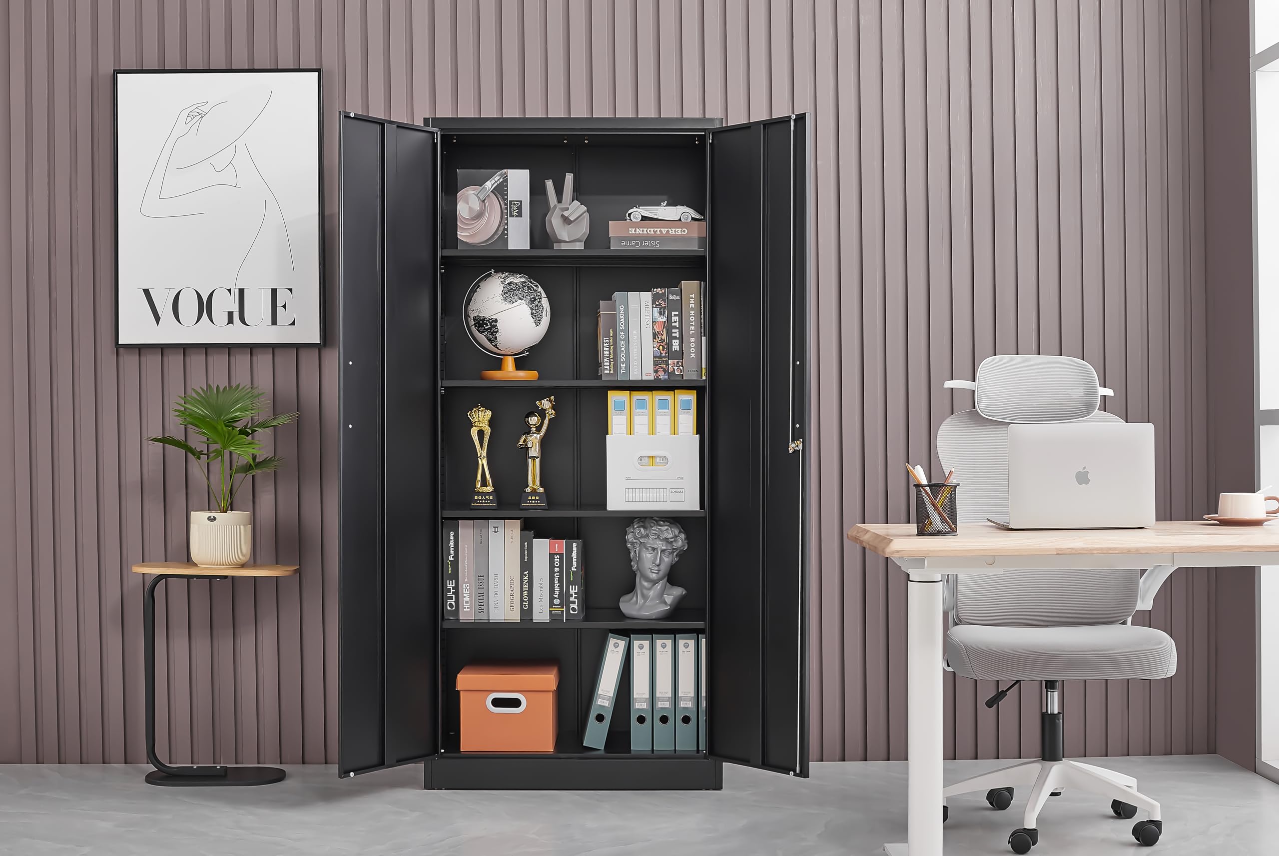 Heavy Duty Metal Storage Cabinet with Adjustable Shelves - 71