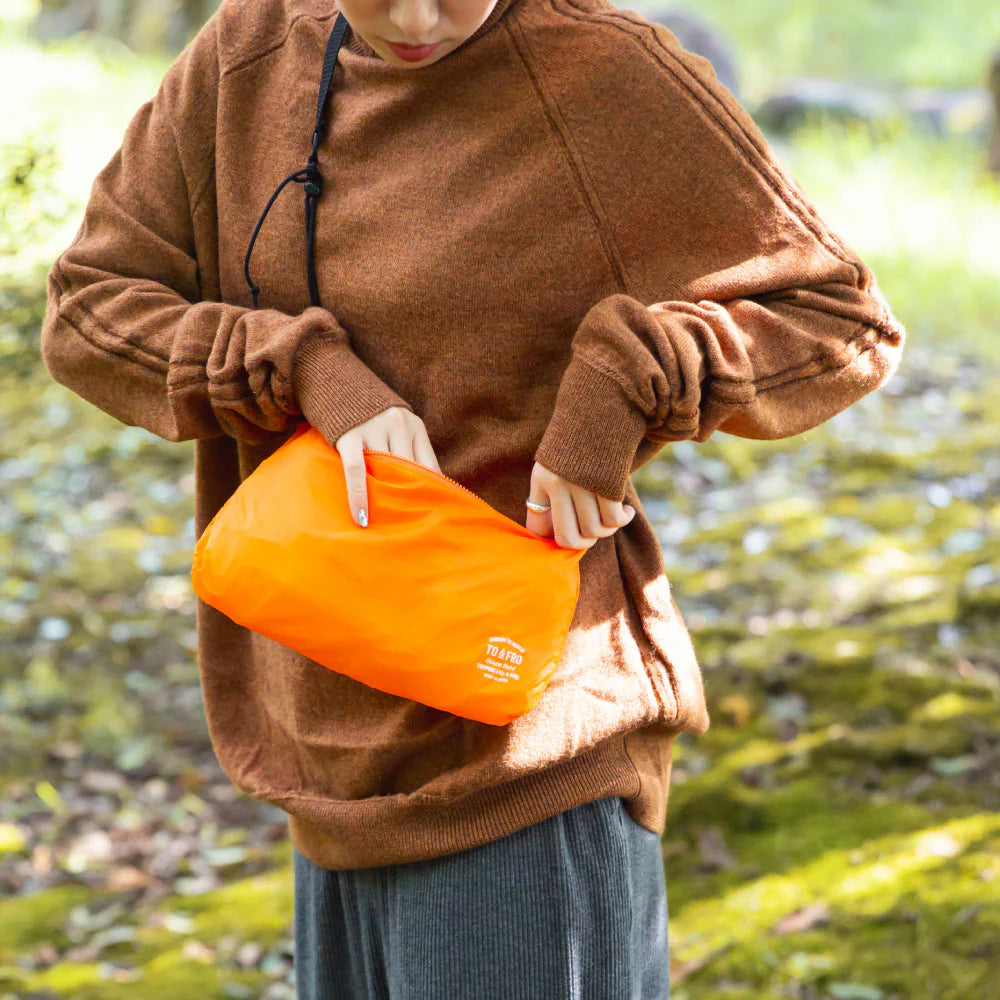 TO&FRO ULTIMATE LIGHT MINI SHOULDER BAG - Yellowish Orange | Compact Crossbody Purse for Women | Perfect for Travel, Gym & Everyday Use