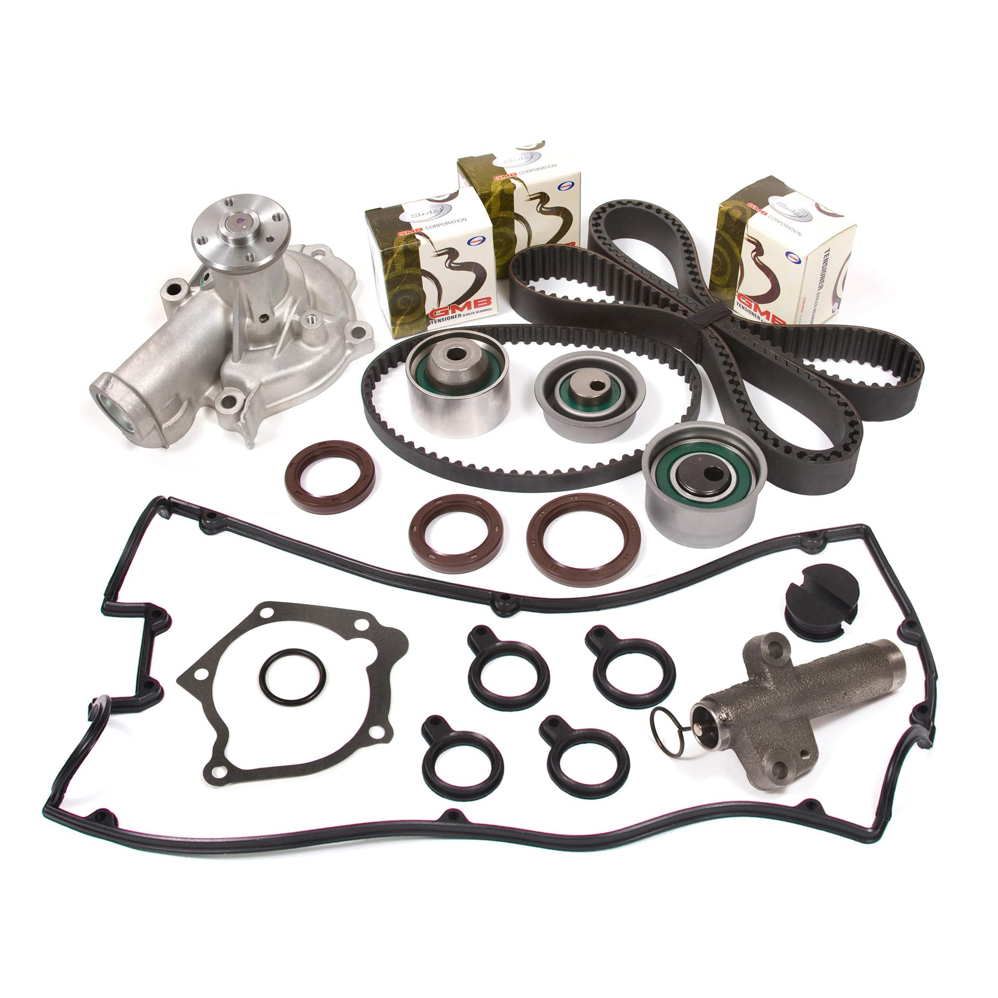 MA-9761288999 Timing Belt Kit with Tensioner & Water Pump for 96-99 Mitsubishi Eagle TURBO 2.0L 4G63T Engine - Complete Replacement Kit for Smooth Performance & Engine Maintenance