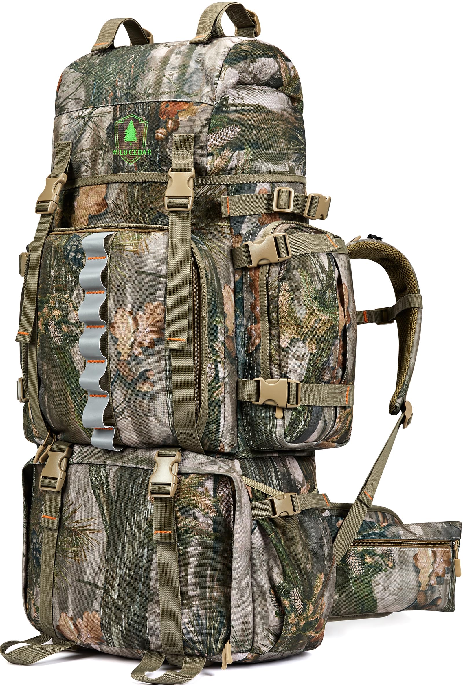 60L/80L Camo Hunting Backpack for Men - Waterproof 600D Tactical Backpack with Rain Cover - Perfect for Outdoor Hunting, Camping & Hiking Adventures