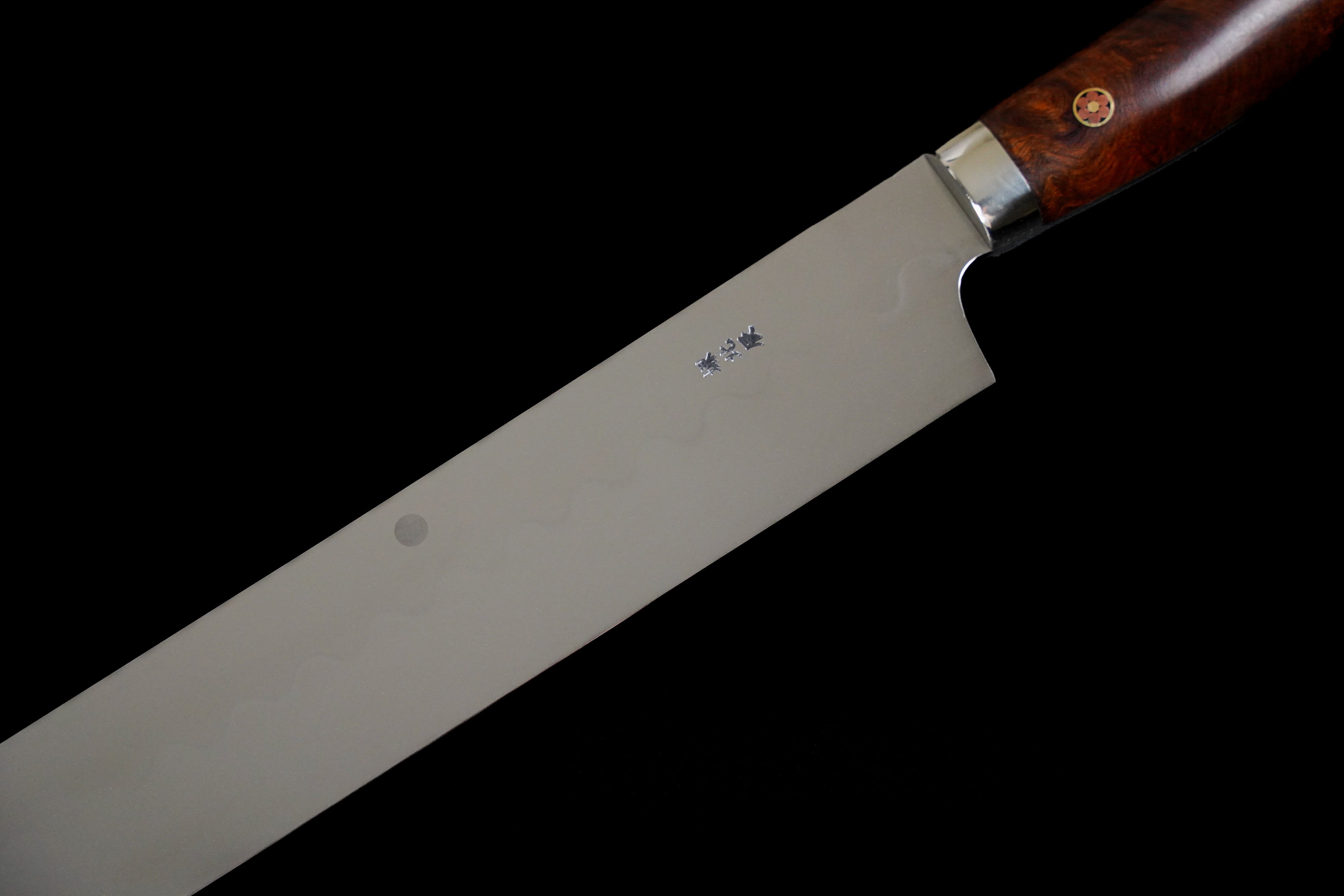 Premium Ikeda Yoshikazu 390mm White #3 Moon Honyaki Sakimaru Knife - Japanese Chef's Knife for Sushi, Sashimi & Precision Cutting - Perfect for Professional Chefs & Home Cooking Enthusiasts