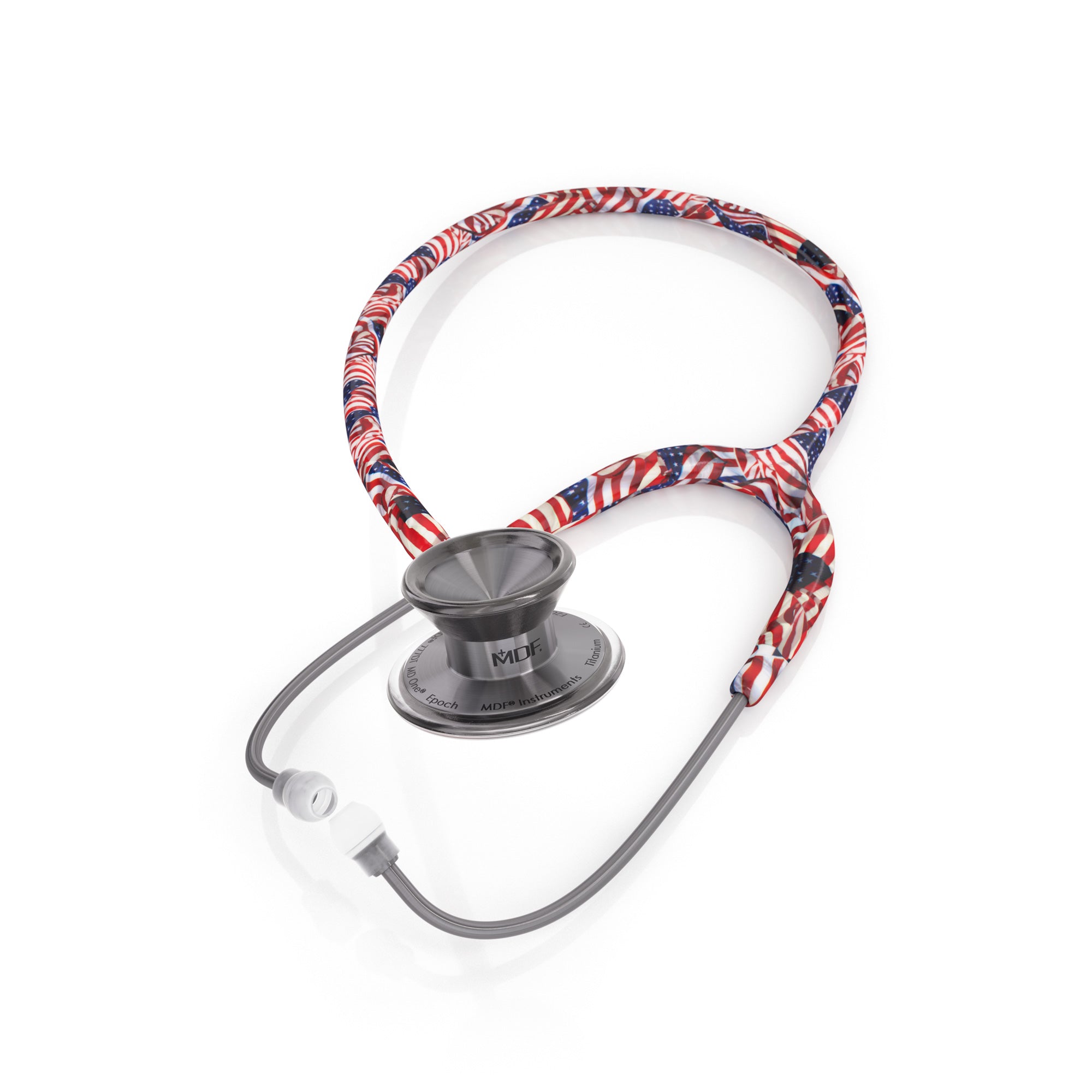 MD One® Epoch® Titanium Adult Stethoscope - Premium Medical-Grade Stethoscope for Doctors & Nurses - Lightweight & Durable USA Made - Ideal for Hospital, Clinic & Home Health Care Use