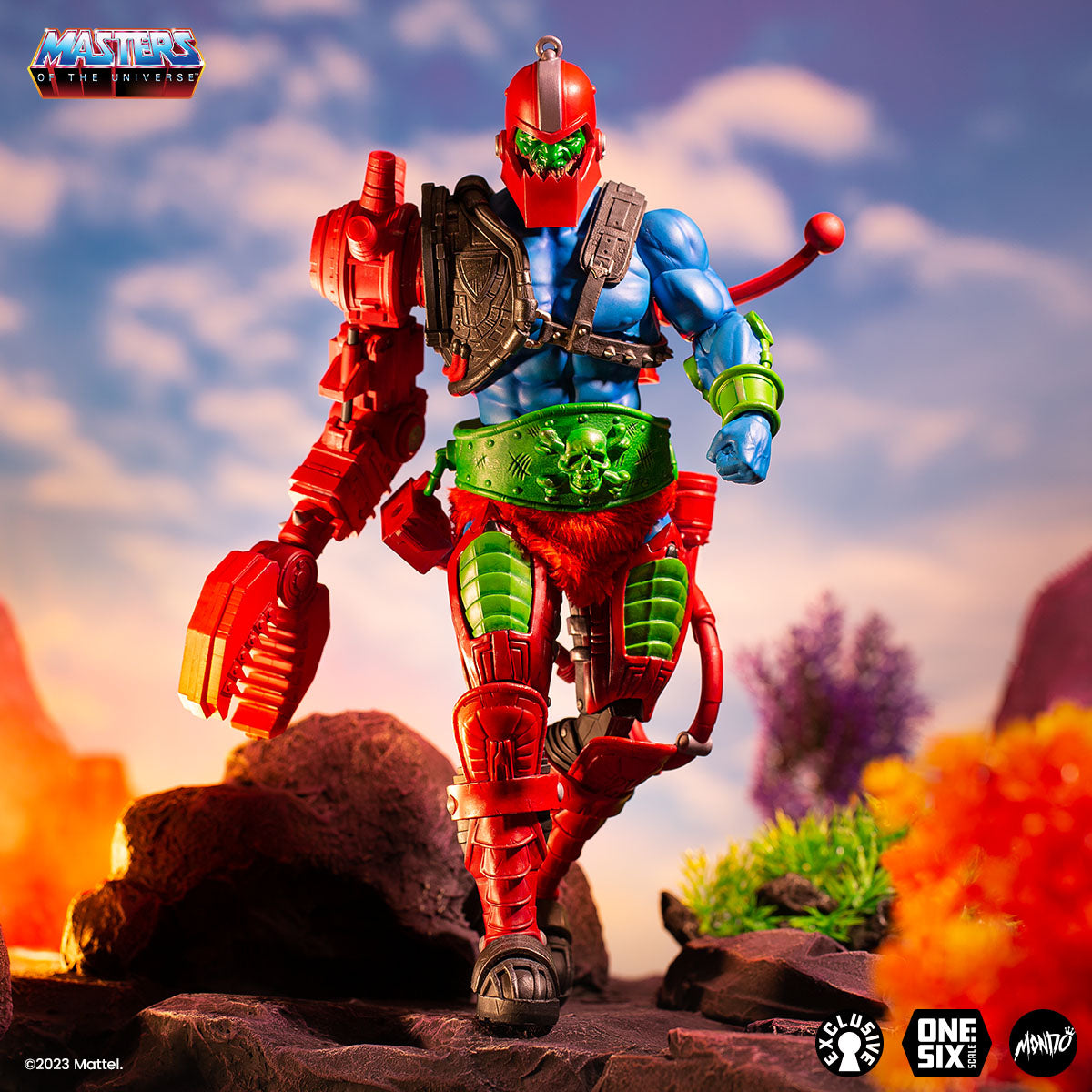 Masters of the Universe Trap Jaw 1/6 Scale Action Figure - Classic Variant Collectible Toy for Display & Play | Perfect for Fans, Collectors, and Home Decor