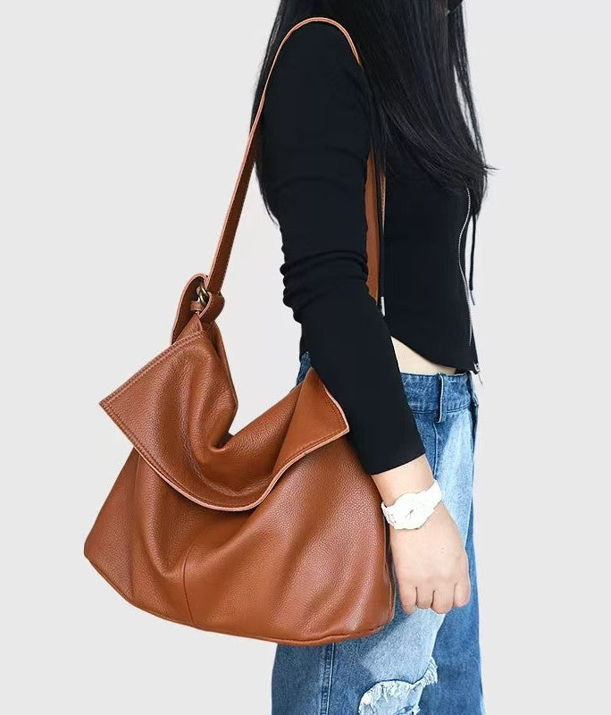 Soft Flap Shoulder Crossbody Bag for Women - Stylish & Lightweight Purse for Everyday Use, Work, and Travel
