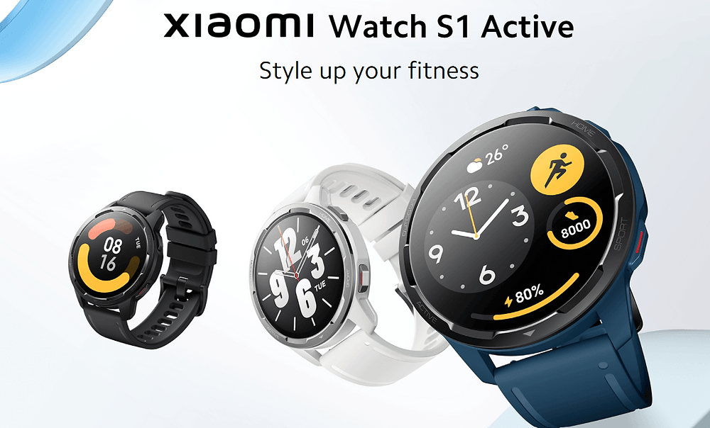 Xiaomi Watch S1/S1 Active Smartwatch - Fitness Tracker, Heart Rate Monitor, GPS, Waterproof - Perfect for Running, Swimming & Daily Wear