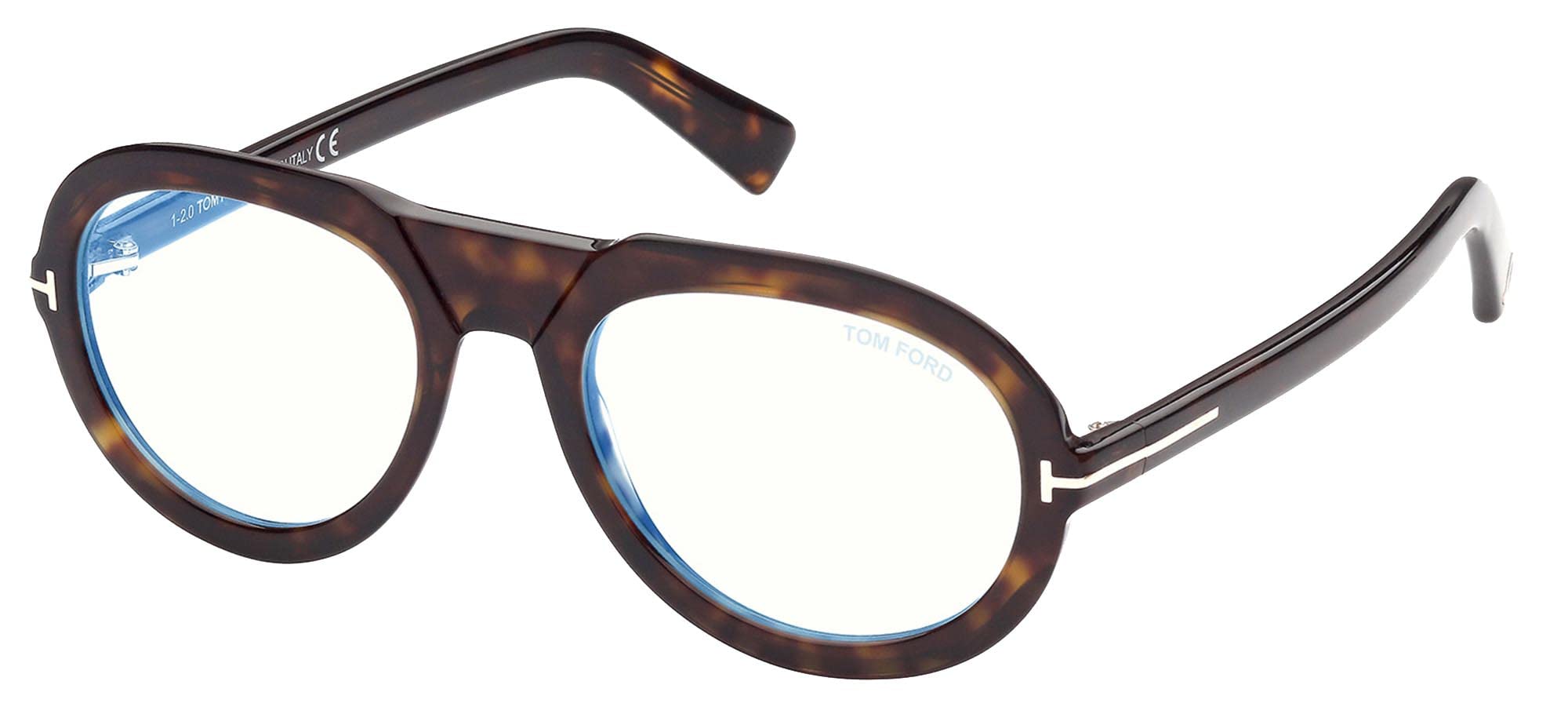 Tom Ford FT 5756-B Blue Filter Sunglasses for Women - Dark Havana/Blue Filter Frame 53/20/145 | UV Protection, Fashion Eyewear for Outdoor & Driving