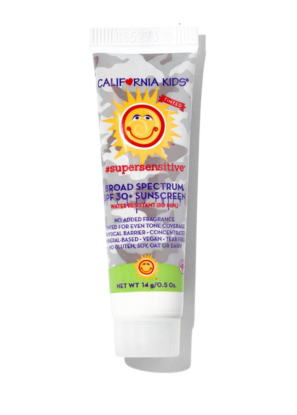 Super Sensitive Kids Tinted SPF 30 Sunscreen Sample - Gentle Mineral Sun Protection for Children's Delicate Skin | Perfect for Outdoor Play, Beach Days & Family Vacations