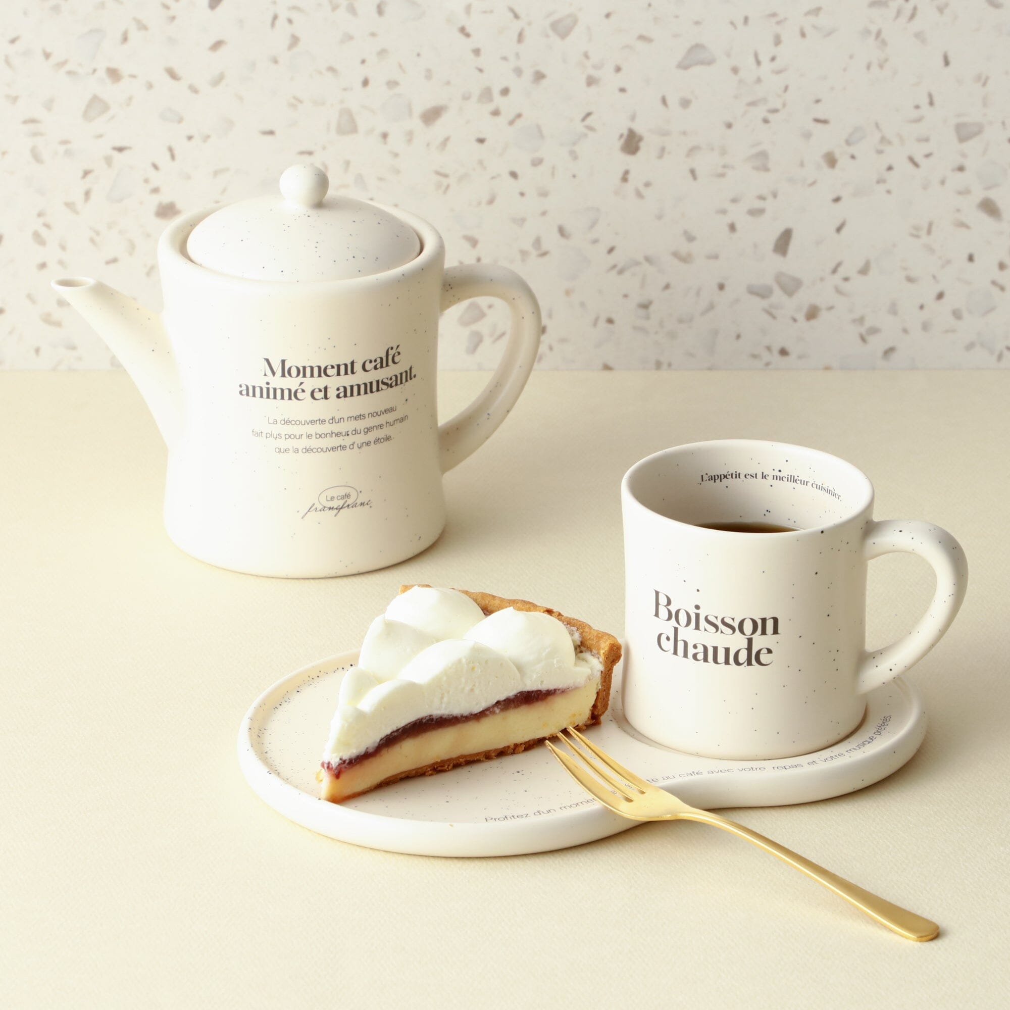Premium Ivory Coffee Set - Elegant Porcelain Coffee Cups & Saucers for Home, Office, or Gift - Perfect for Espresso, Latte & Tea Time