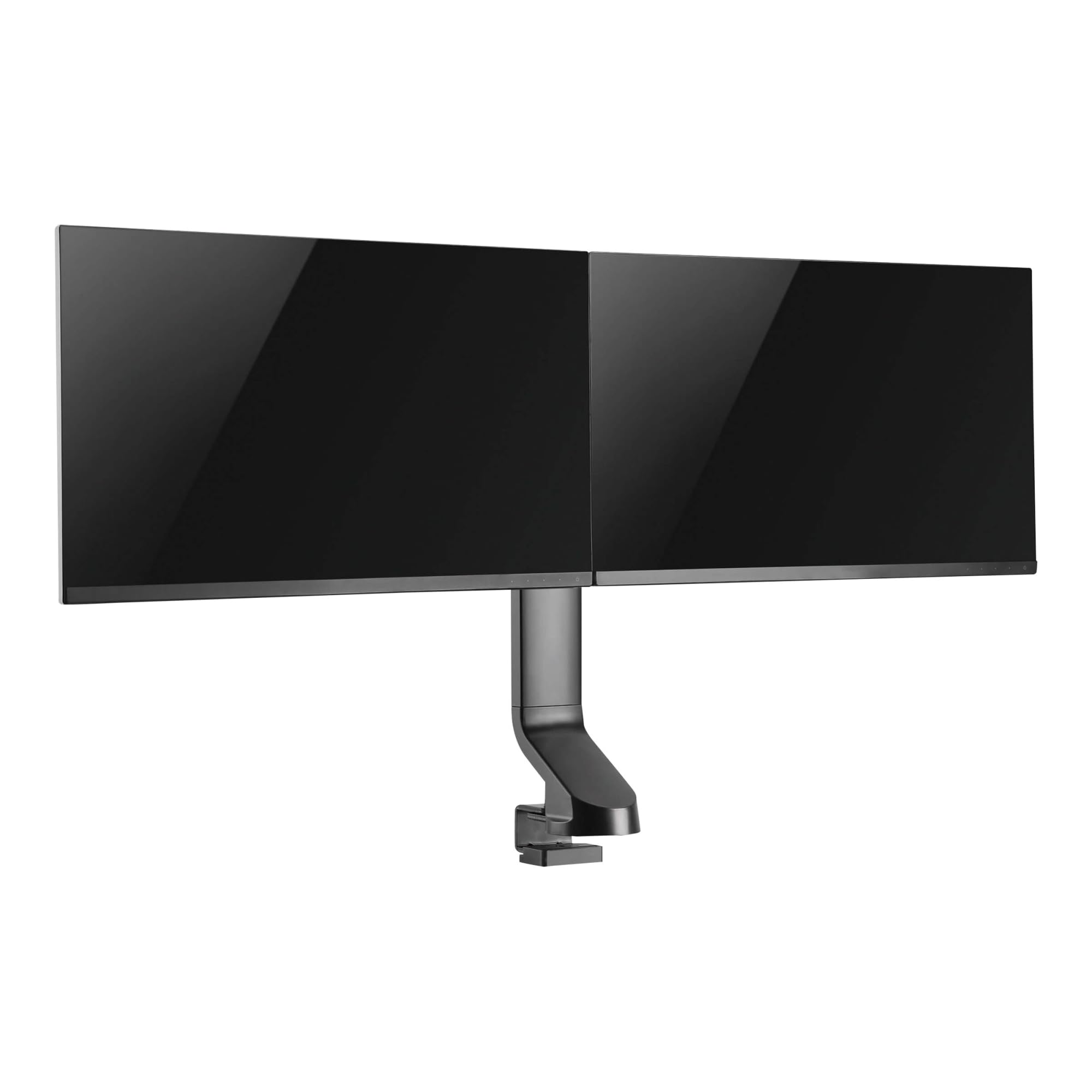 TRIPP LITE Dual Monitor Stand with Desk Clamp - Height Adjustable Monitor Mount for 17 to 27 Inch Screens (DDR1727DC) - Perfect for Home Office, Gaming Setup & Workspace Ergonomics