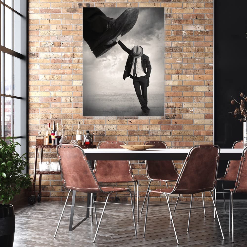 Still Standing Fine Art Canvas Wall Decor by Tommy Ingberg - 24x32 Inches Ready to Hang - Modern Abstract Painting for Living Room, Bedroom, Office & More - Perfect for Home Decor, Gifts & Interior Design