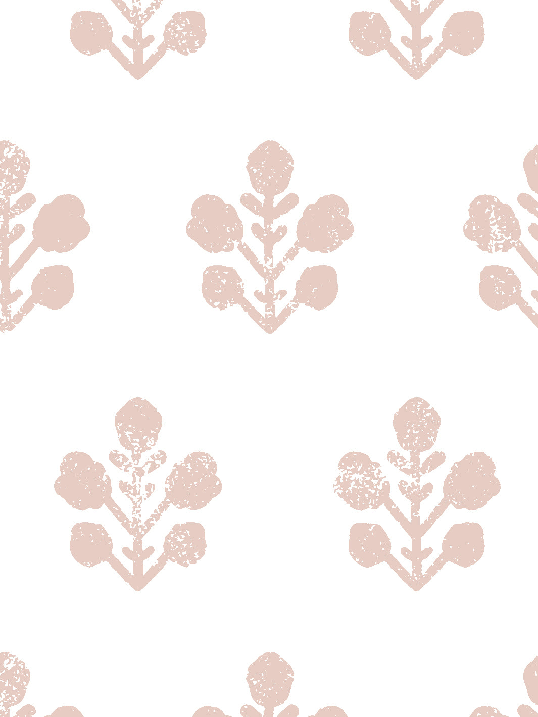 Sugar Paper Rose Ensley White Ground Wallpaper - Premium Peel & Stick Wallpaper for Bedroom, Living Room, and Home Decor