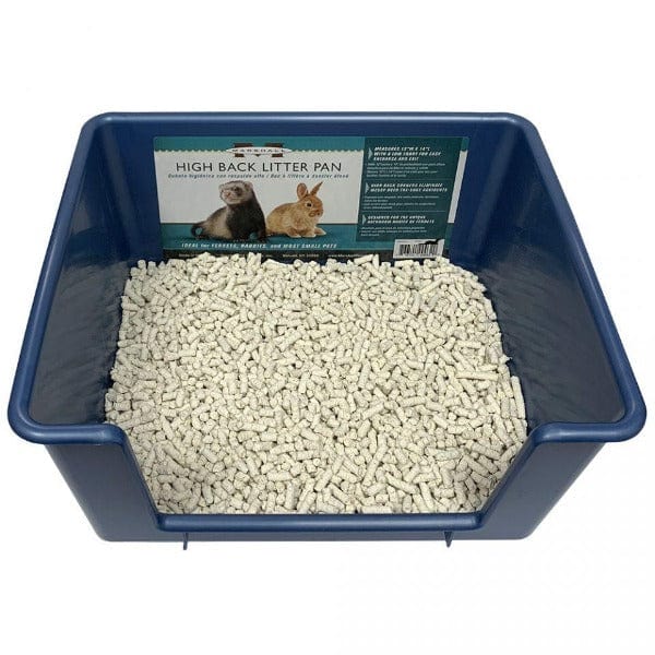 Marshall High Back Cat Litter Box - Large Covered Litter Pan with Hood for Odor Control - Perfect for Indoor Cats & Multi-Cat Households