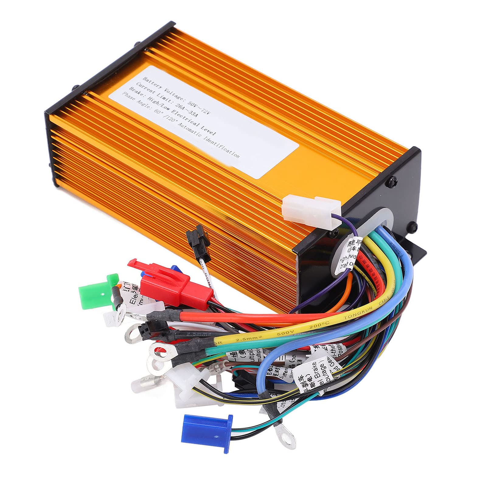 High-Performance 12-Tube Brushless Motor Controller for Electric Scooters & E-Bikes - 3 Speed Modes, Durable Aluminum Alloy Case - Perfect for Commuting, Off-Road Adventures & Urban Transportation