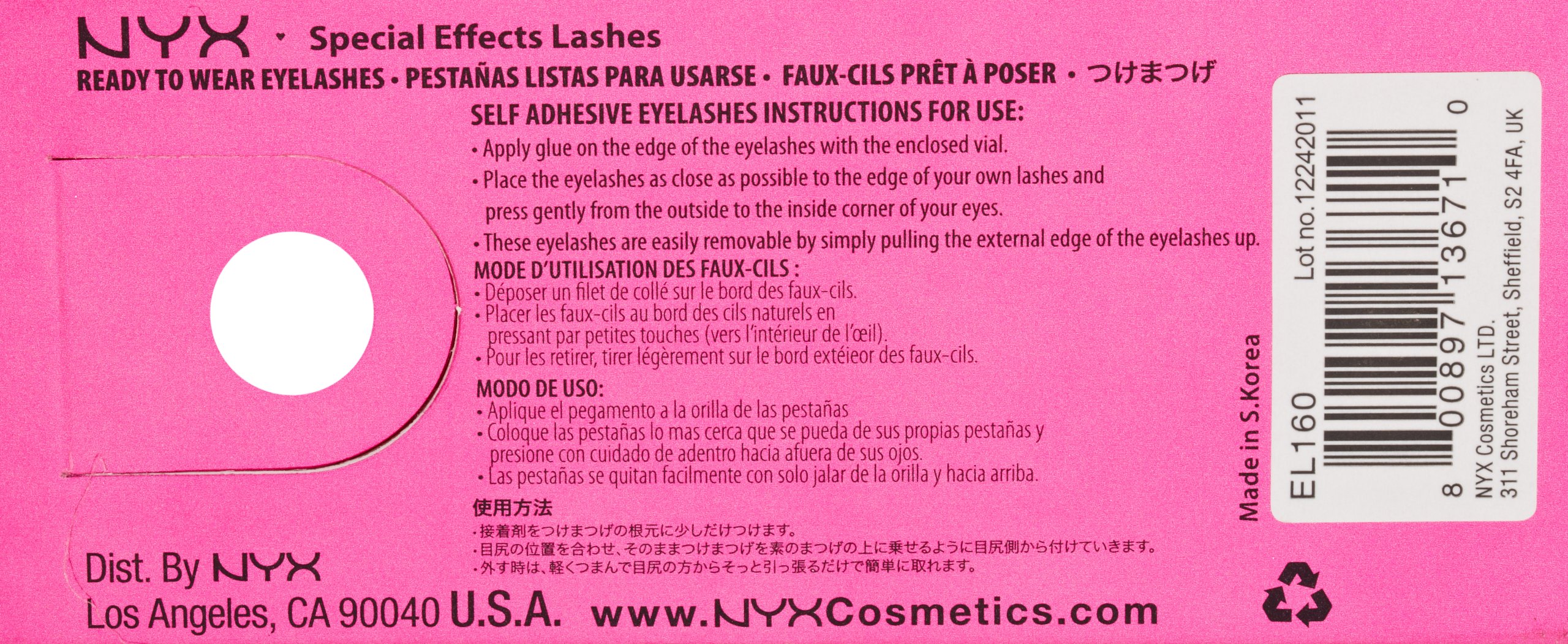 NYX Cosmetics Professional Eyelash Extension Kit - Red Fox False Lashes for Dramatic Eye Makeup | Perfect for Parties, Weddings & Special Occasions