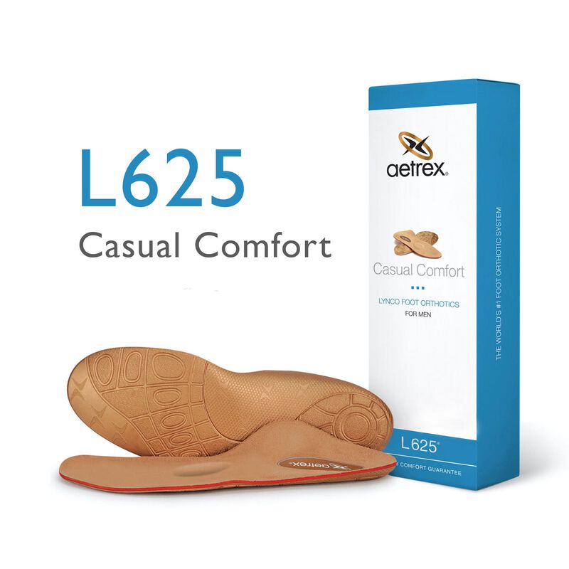 Lynco L625M Orthotic Shoe Insoles - Premium Arch Support for Flat Feet & Plantar Fasciitis Relief - Perfect for Running, Walking & Work Boots