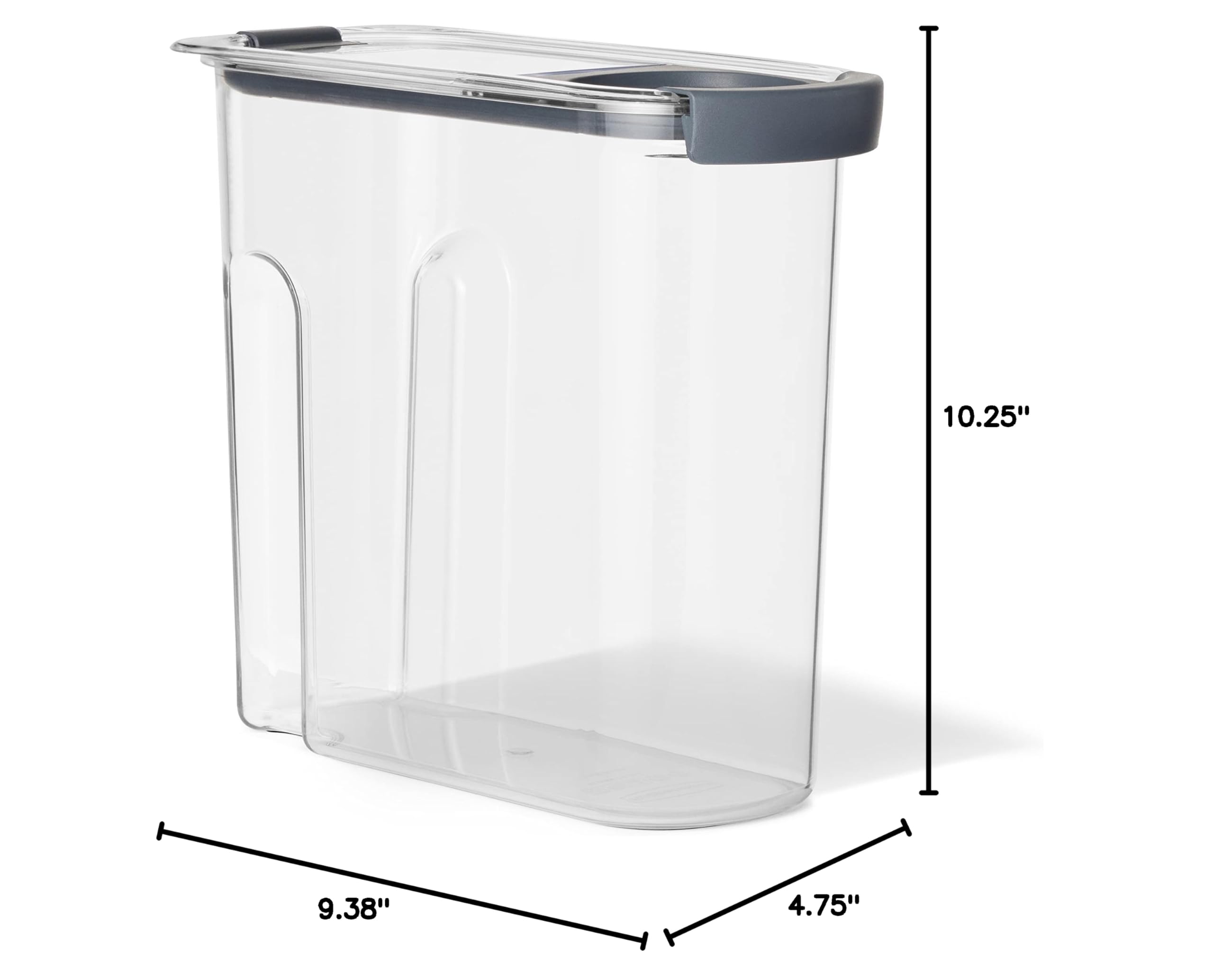 Rubbermaid Brilliance 32oz Airtight Food Storage Container - BPA-Free, Shatterproof & Dishwasher-Safe for Cereal, Snacks, Flour & Dry Goods | Perfect for Kitchen Pantry Organization & Meal Prep