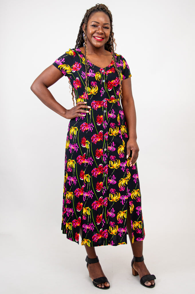 Mamina Morgan Linen Bamboo Dress - Breathable & Comfortable Summer Dress for Women, Perfect for Beach, Vacation, and Casual Outings