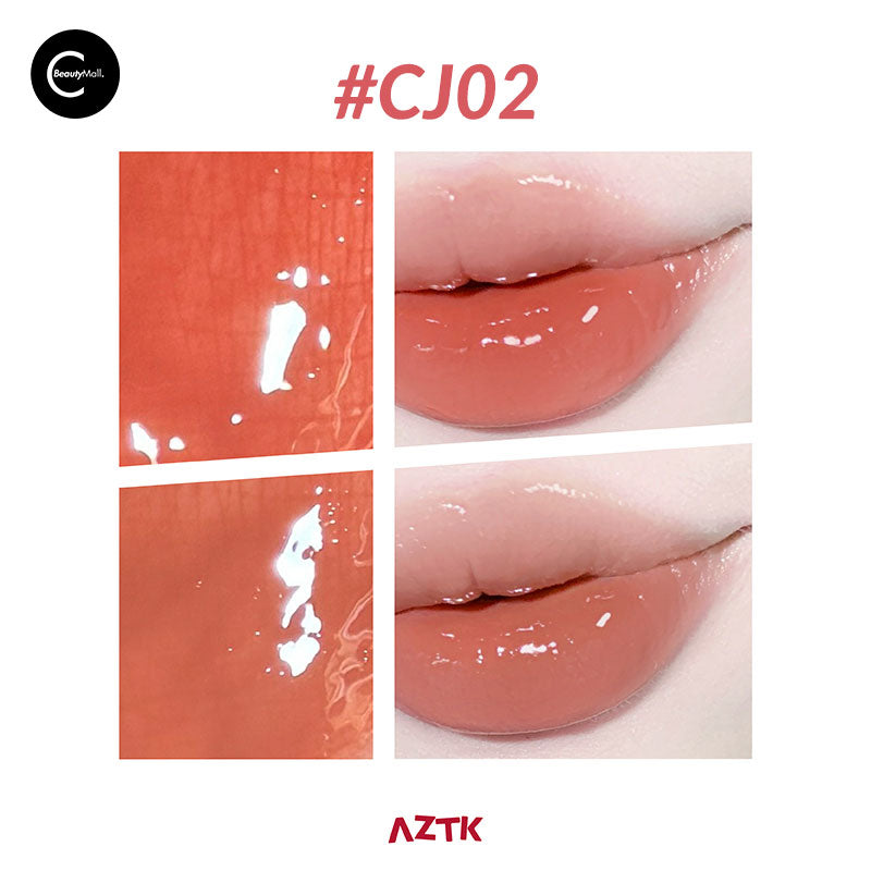 AZTK On The Go Dual Color Lip Jelly - Long Lasting Moisturizing Lip Gloss for Women, Perfect for Daily Wear & Night Out Makeup