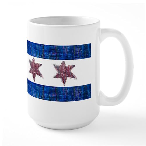 White - Chicago Large Mug