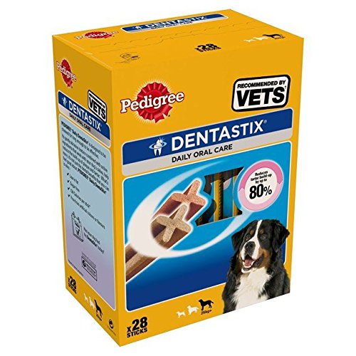 Pedigree DentaStix Large Dog Dental Chews - 28 Treats per Pack (6 Packs) for Teeth Cleaning & Fresh Breath - Ideal for Large Breed Dogs at Home or Travel