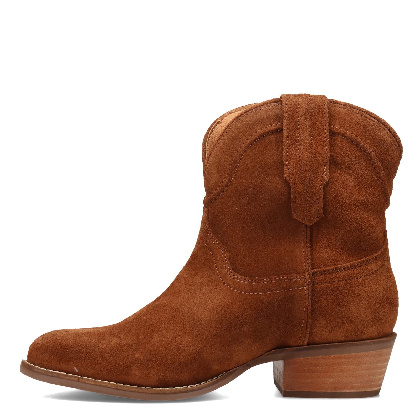 Dingo Women's Tumbleweed Roper Round Toe Casual Ankle Boots - Low Heel 1-2