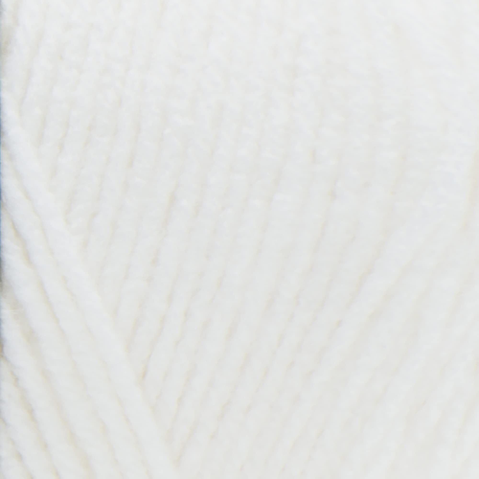 RED HEART Super Saver Yarn - Soft Acrylic Knitting & Crochet Yarn, White - Perfect for Blankets, Scarves, and DIY Craft Projects