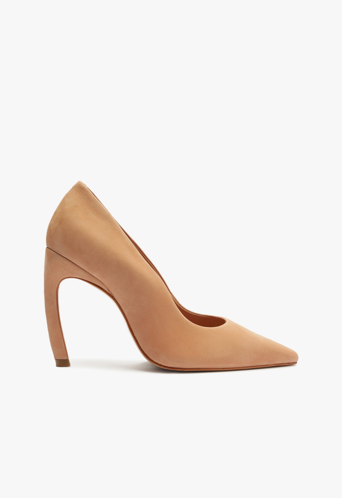 Lou Curve Nubuck Pump Women's Heels - 24mm High Heel Shoes for Women (S2144300010006) | Perfect for Office, Parties & Special Occasions