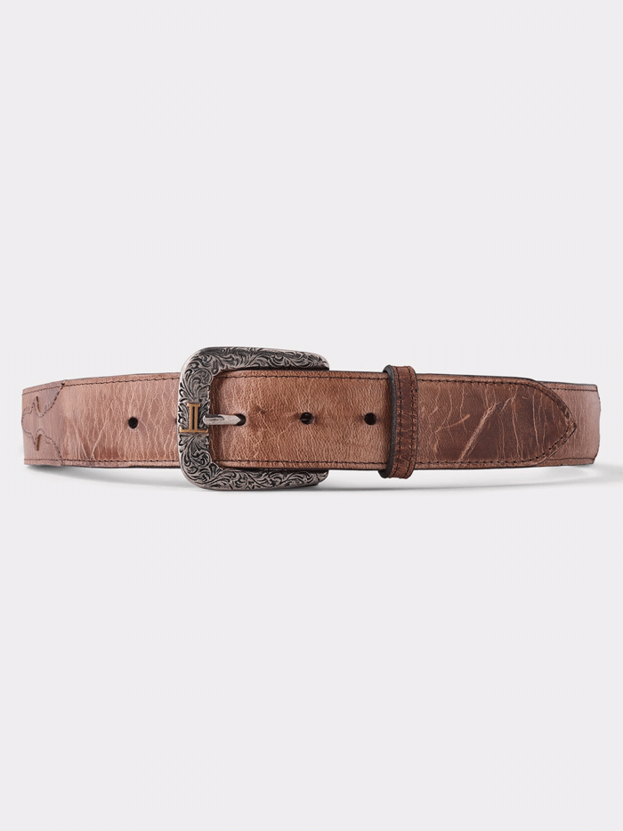 Lucchese W2241 Men's Smooth Mad Dog Goat Western Belt in Tan - Perfect for Cowboy Boots, Rodeo & Western Fashion Outfits