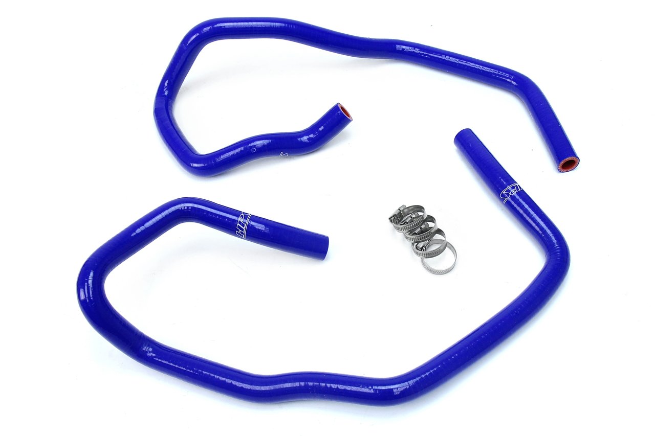 HPS 57-1694-BLUE Blue Silicone Heater Hose Kit Coolant - High Temperature Resistant Replacement for Automotive Cooling Systems - Perfect for Car, Truck, and RV Engine Maintenance