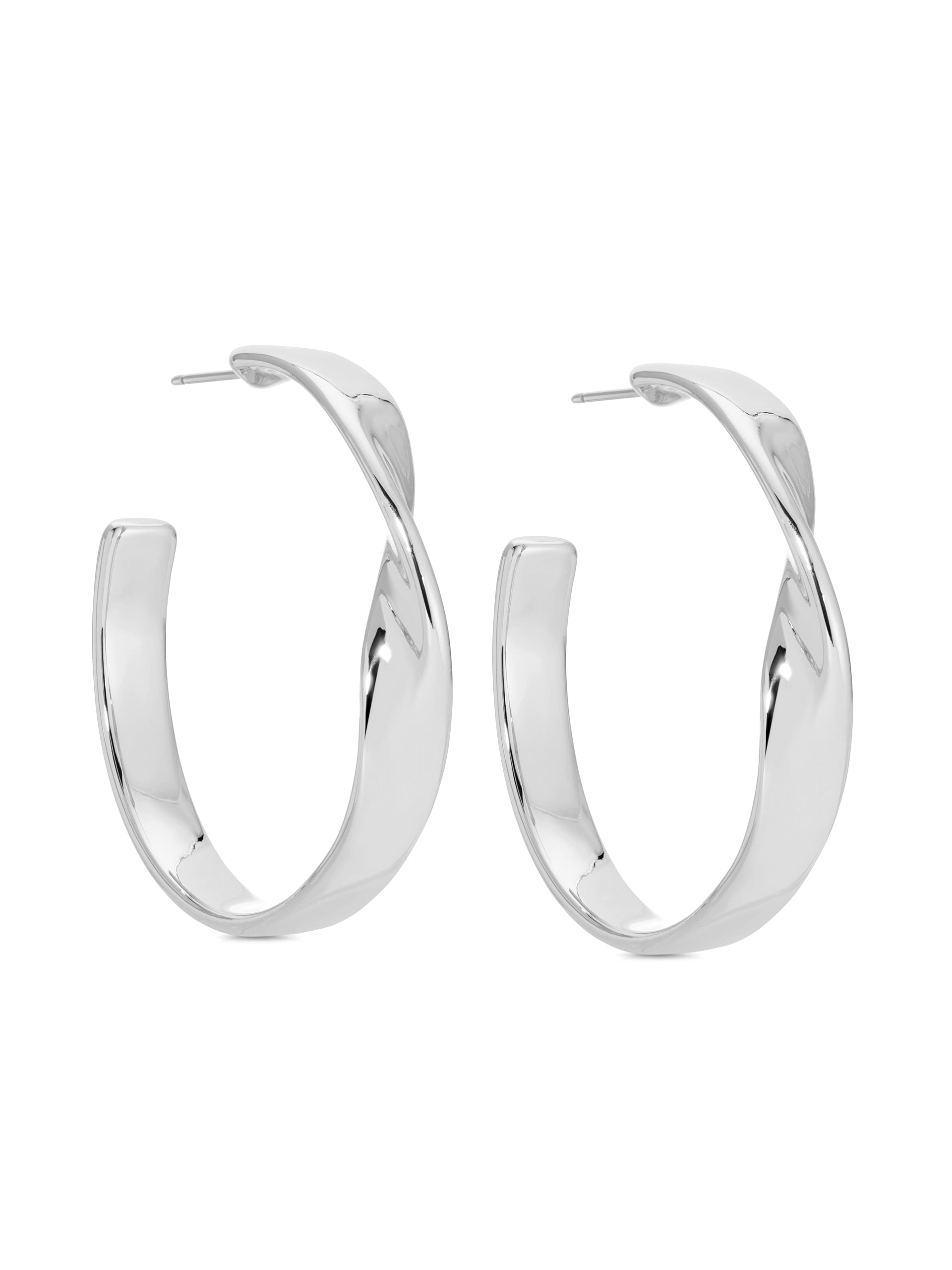 Vintage Heirloom Twist Medium Hoop Earrings - 14K Gold Plated Boho Chic Jewelry for Women | Perfect for Weddings, Parties & Everyday Elegance