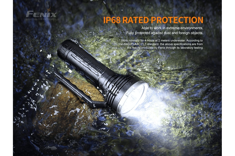 Fenix LR80R Rechargeable LED Searchlight - 3500 Lumens, Waterproof Flashlight for Camping, Hunting & Emergency Use (Open Box)