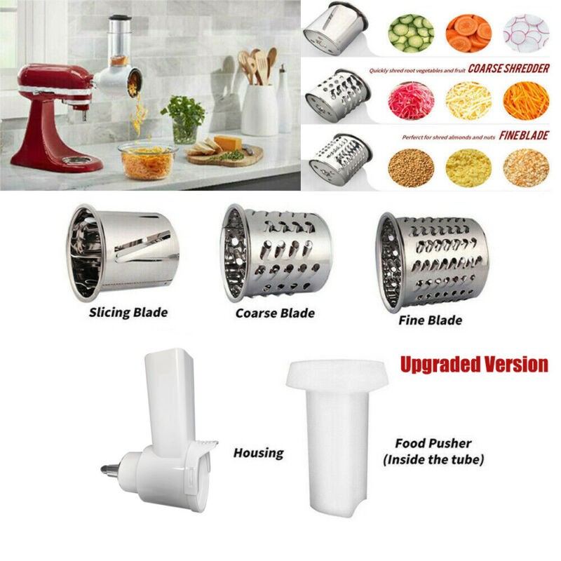 KitchenAid Fresh Prep Slicer and Shredder Attachment KSMVSA - Perfect for Vegetables, Cheese & More - Ideal for Home Cooking & Meal Prep