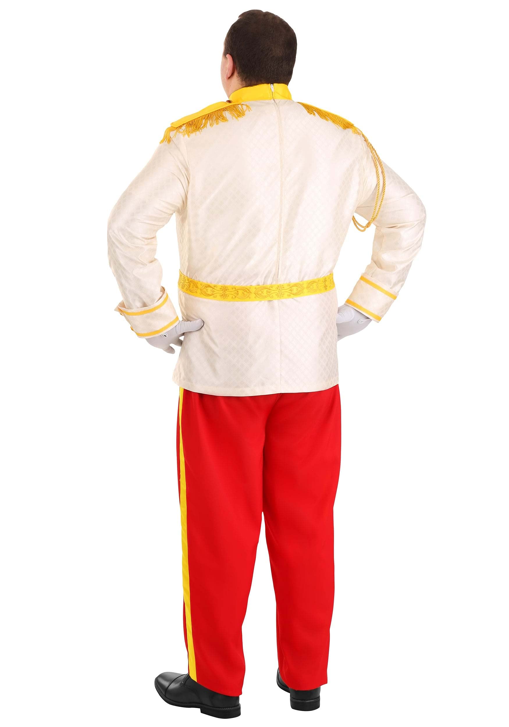 Disney Plus Size Prince Charming Costume for Men - Cinderella Inspired Halloween Outfit | Perfect for Cosplay, Costume Parties & Disney Theme Events