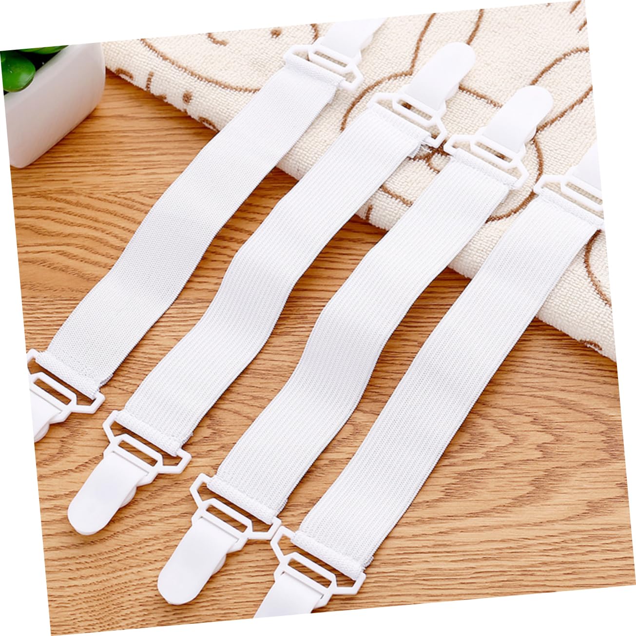OSALADI 20-Piece Adjustable Bed Sheet Straps - Strong Sheet Clips for Securing Bedding, Fitted Sheets & Mattress Covers - Perfect for Deep Pocket Sheets, King, Queen & Twin Beds