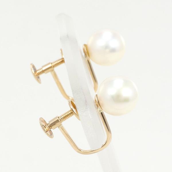 18K Yellow Gold Pearl Earrings for Women - Elegant & Timeless Pearl Stud Earrings - Perfect for Weddings, Parties & Everyday Wear