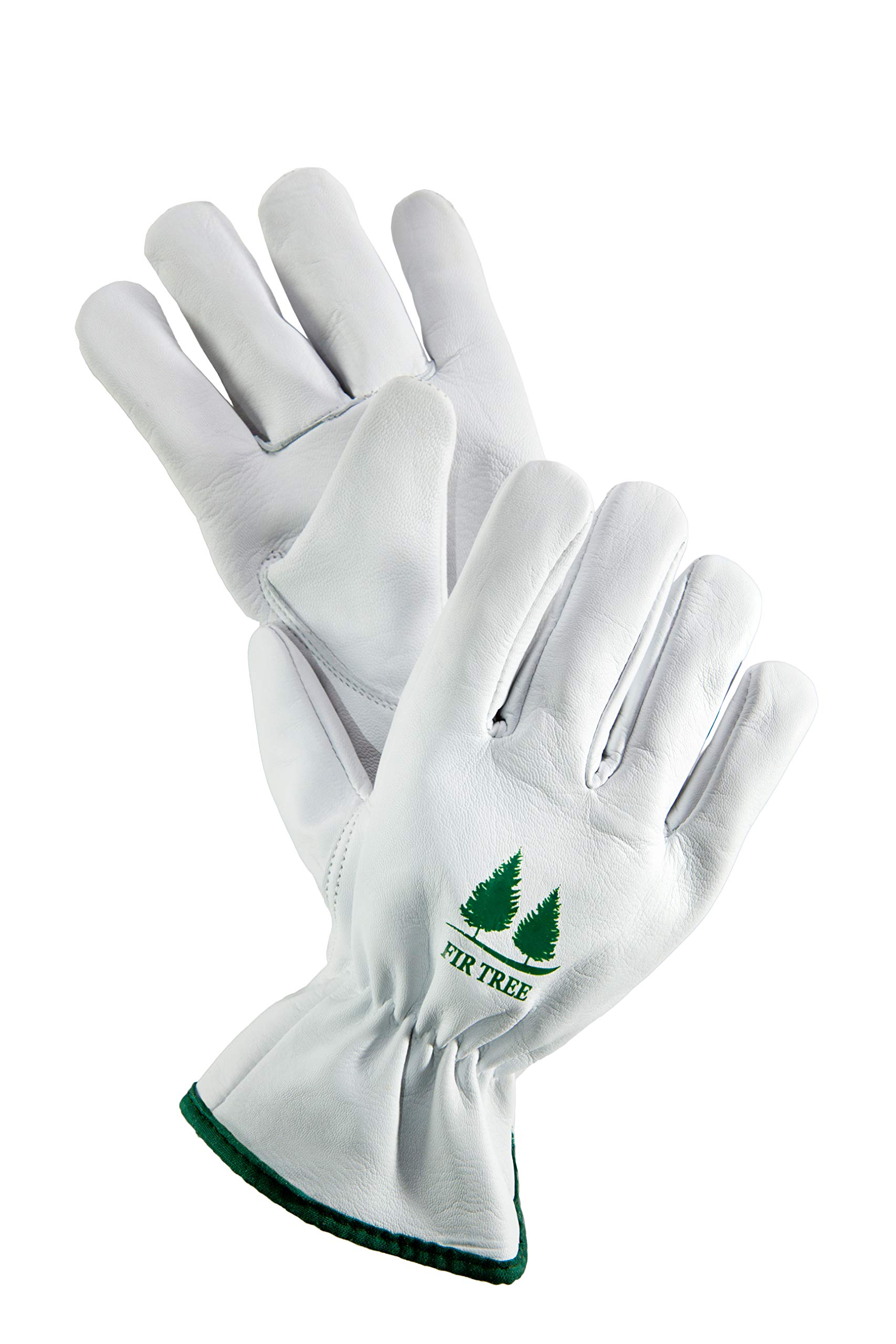 Goatskin Leather Work Gloves for Gardening & Outdoor Use - 1-Pack