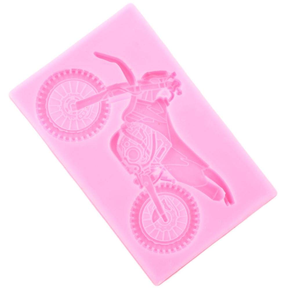 1PC 3D Yamaha Motorcycle Silicone Mold for DIY Desserts - Ice Cube, Jelly Shots, Handmade Ice Cream, Pudding, Cupcake, Cake Topper, Chocolate, Candy, Fondant, Soap Mould - Perfect for Birthday Parties, Baking Decorations & Gift Making