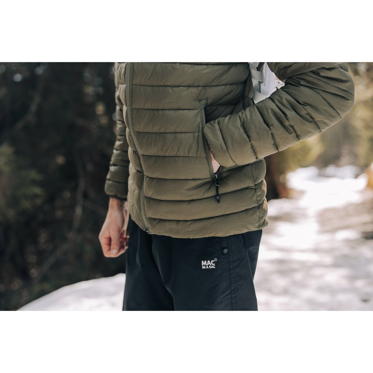 Mac In A Sac Synergy Men's Insulated Packable Jacket - Lightweight Waterproof Winter Coat for Hiking, Travel & Outdoor Activities