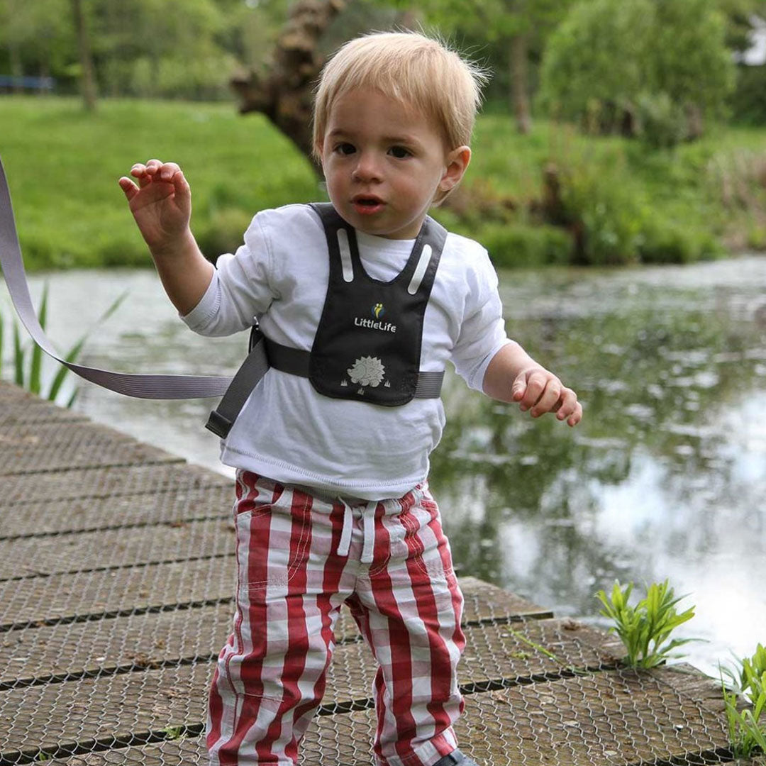 Littlelife Reflective Toddler Safety Reins - Adjustable Child Walking Harness for Outdoor Adventures & Crowded Places