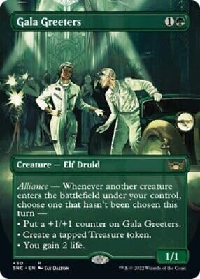 MTG Gala Greeters #450 FOIL Streets of New Capenna - Magic: The Gathering Foil Card for Collectors & Players - Perfect for Commander & Standard Decks