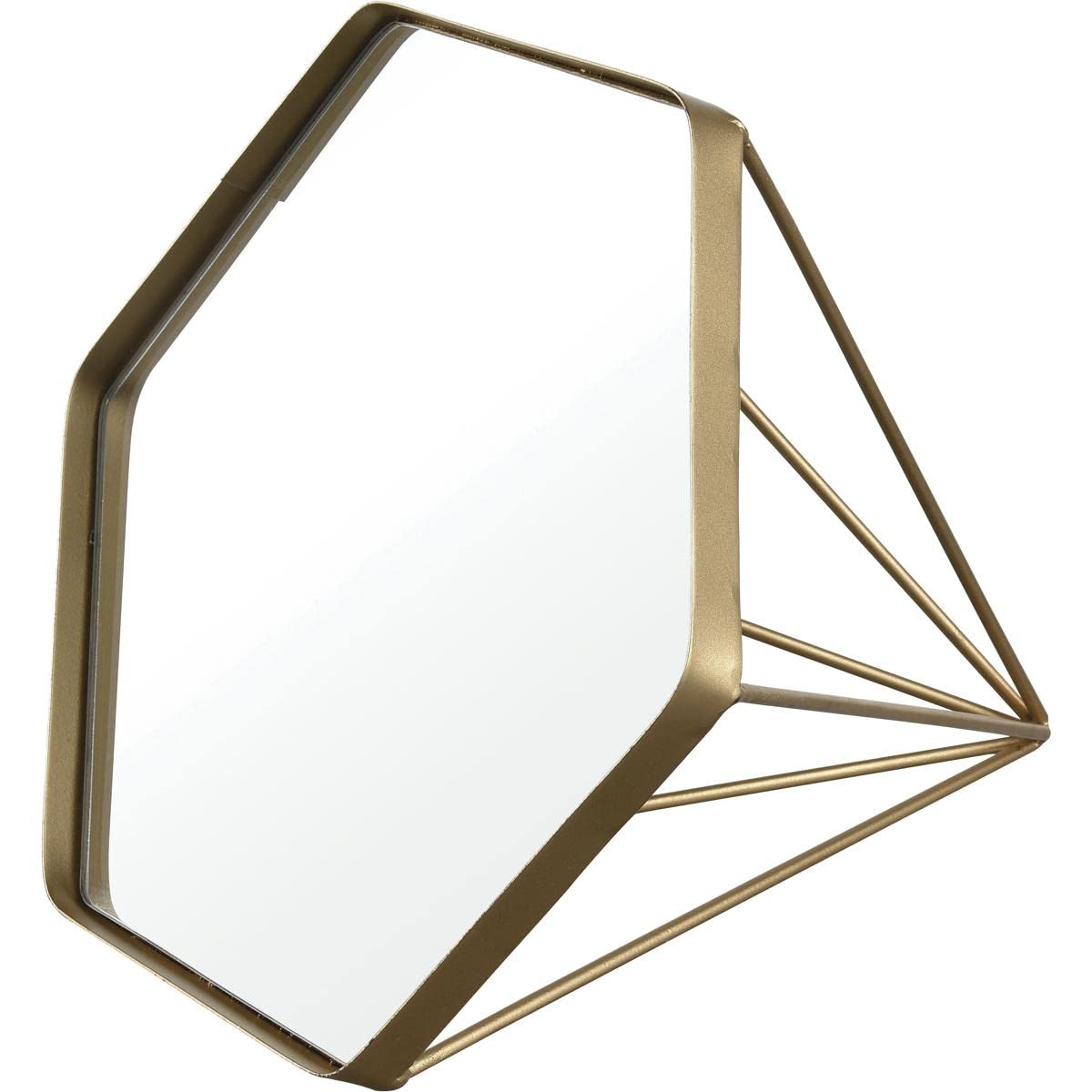Elk Home Madison Gold Tabletop Mirror - Elegant Vanity Mirror for Makeup, Dressing & Home Decor